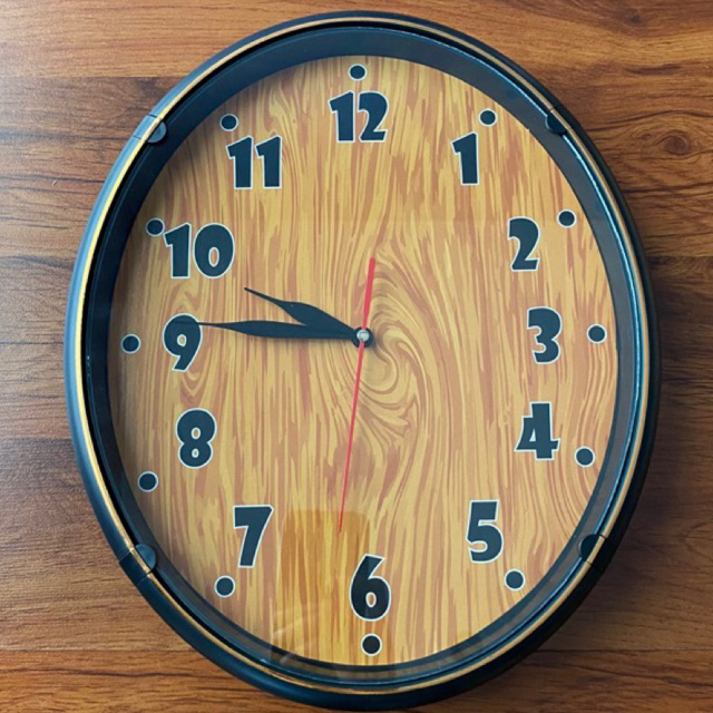 Jam Dinding Kayu Unik/Jam Dinding Kayu Estetik/Jam Dinding 548