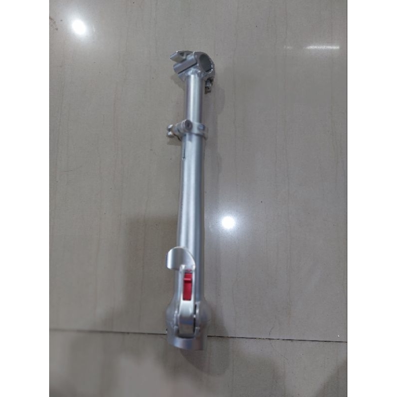 handlepost sepeda lipat oversize silver
