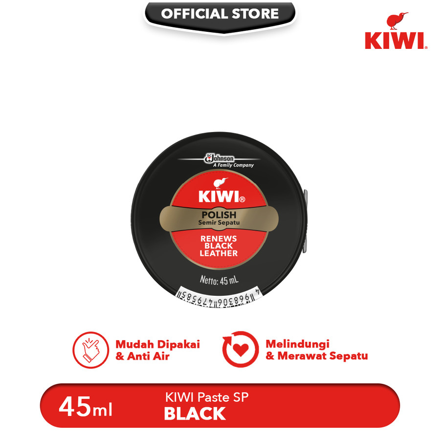 KIWI Paste SP Black 45ml Semir / Perawatan sepatu Klasik Kulit Hitam