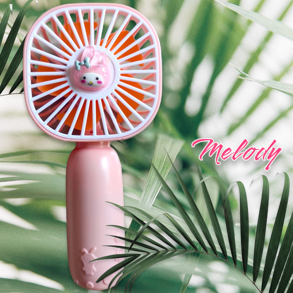 KIPAS ANGIN USB KOTAK | MINI FAN KARAKTER SANRIO MURAH LUCU PORTABLE
