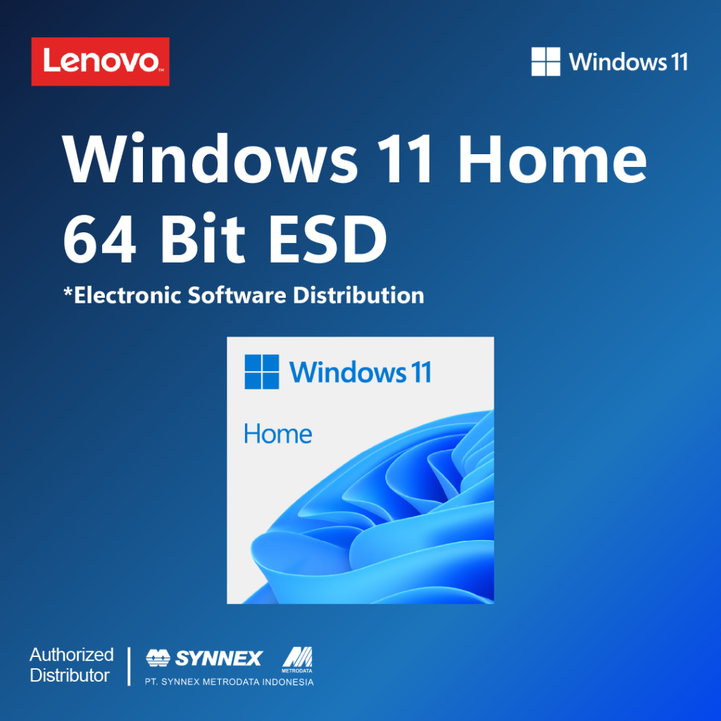 Microsoft ESD Lisensi Windows Home 11 64-bit All Language PK License Online Download NR Original MIC