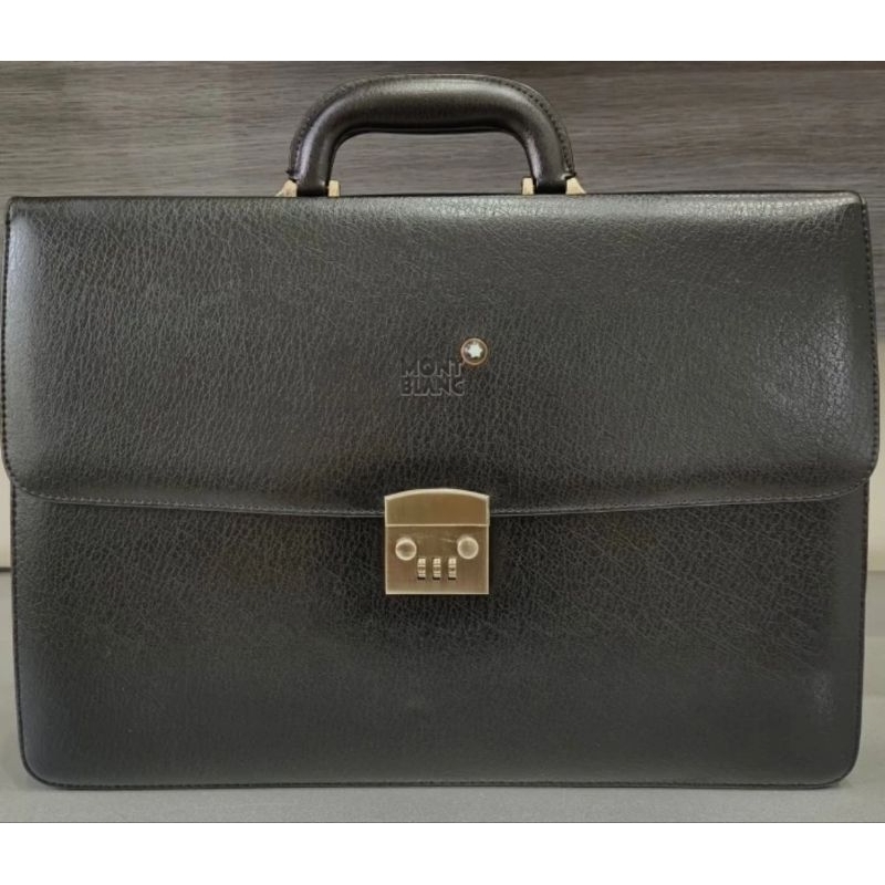 mont blanc authentic office bag tas kantor pria