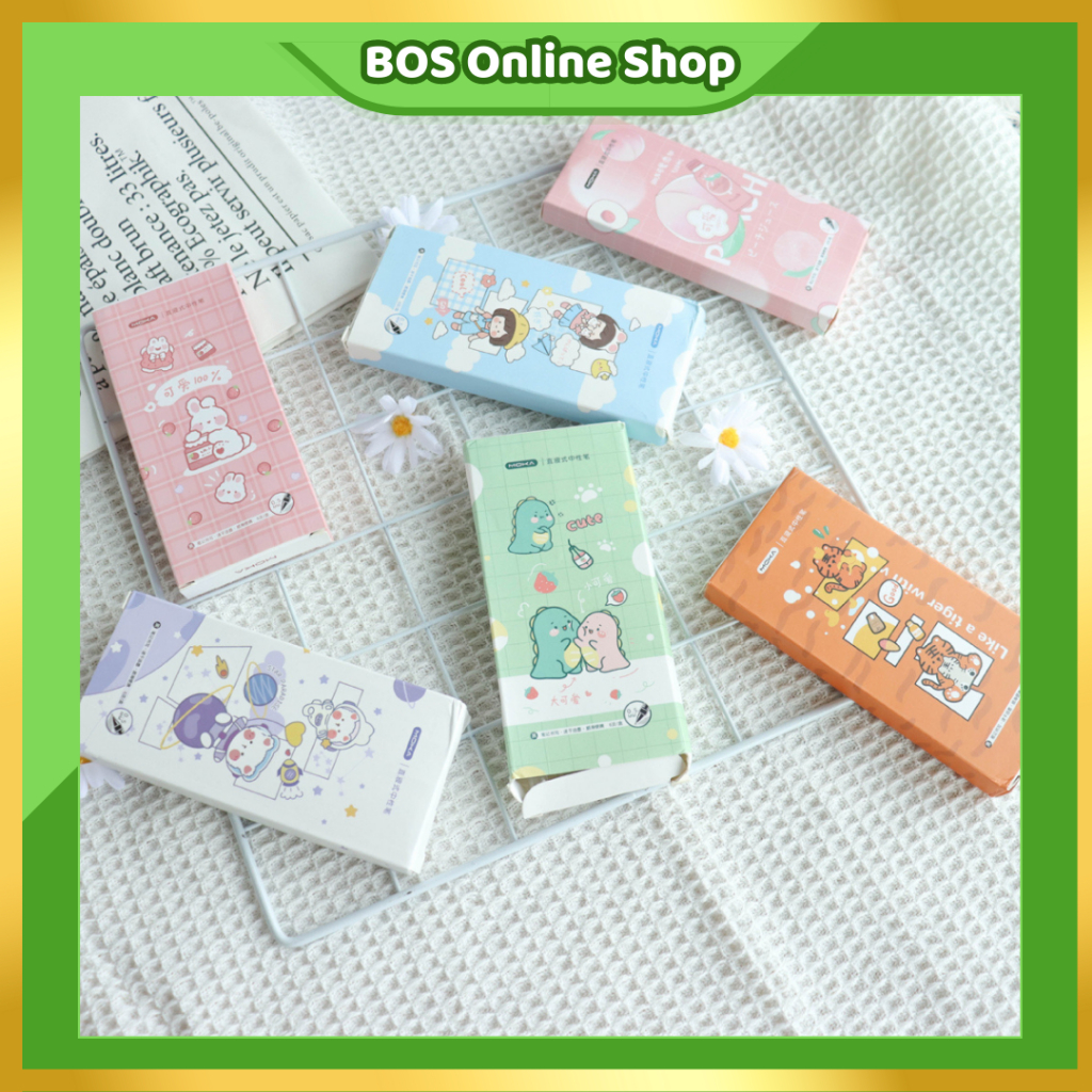 

BOS572 Pulpen Motif Isi 6pcs 0.5MM / Pena Gel Karakter Lucu / Pen