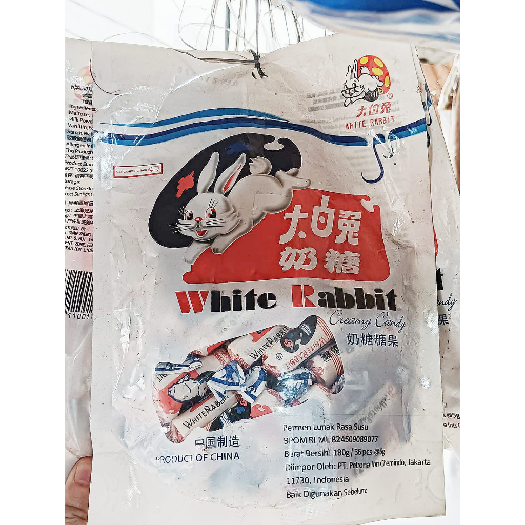 

White Rabbit Creamy Candy 180gr/36pcs (Mengandung Babi / Non Halal)