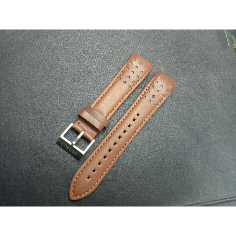 Tali jam Seiko Barcelona sportura coklat