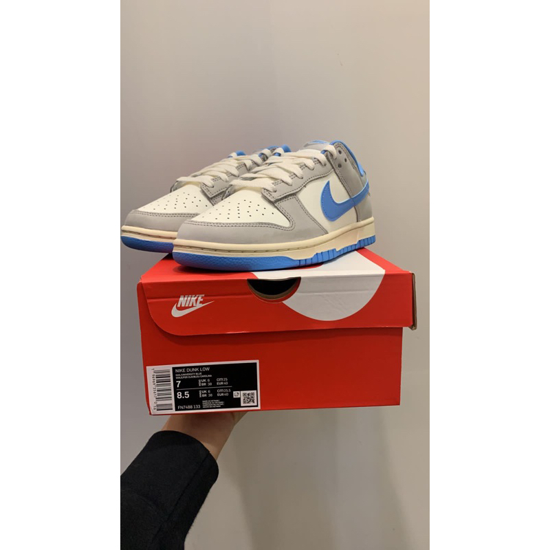 Nike Dunk Low, Sail/University Blue