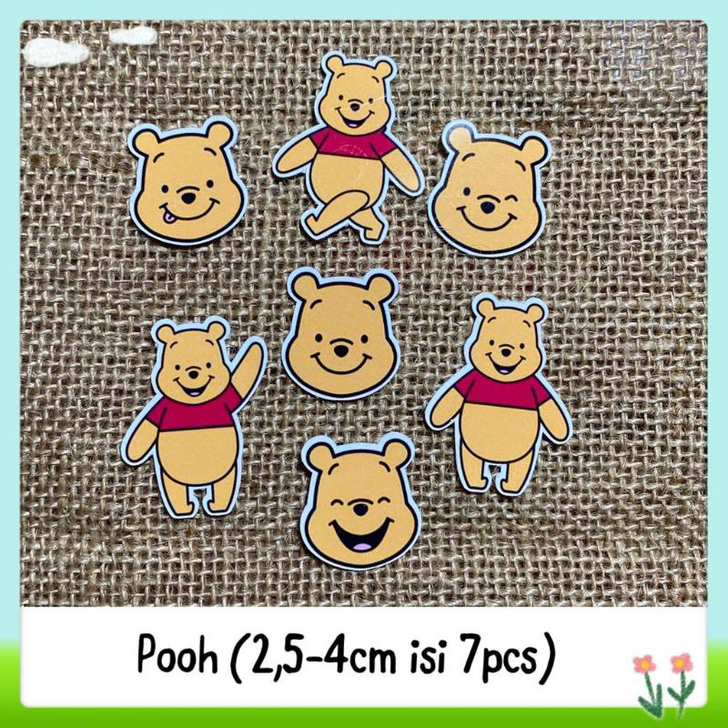 

sticker tempelan glossy winnie the pooh