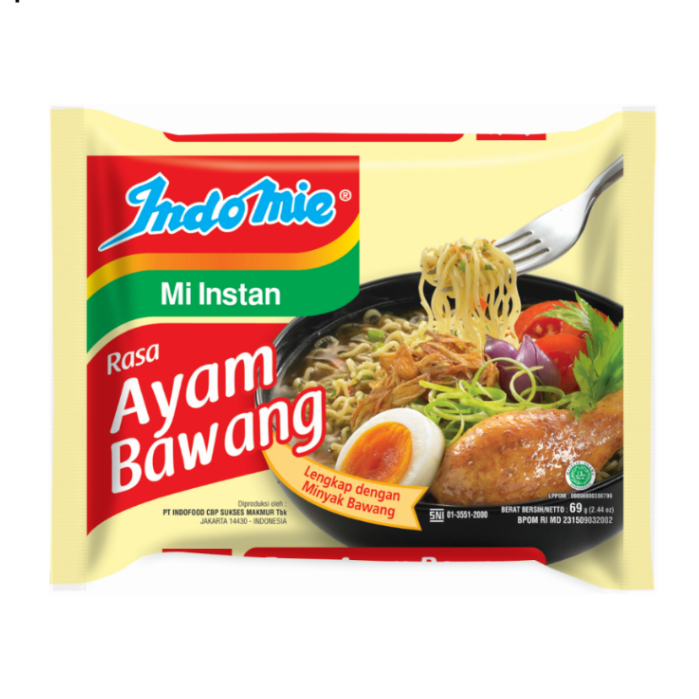 

Indomie Ayam Bawang 69gr