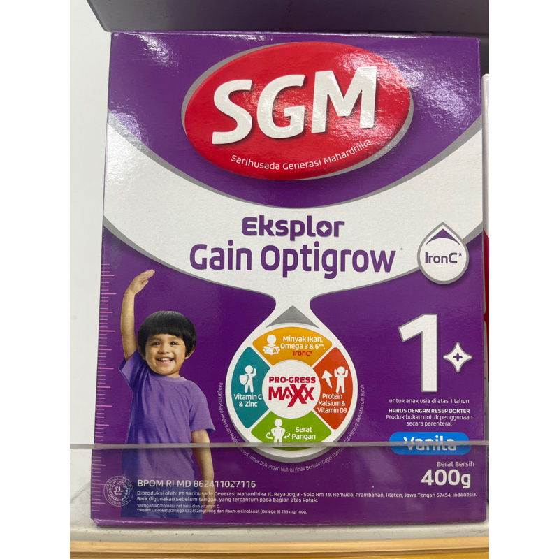 SUSU SGM EKSPLOR GAIN OPTIGROW 400g
