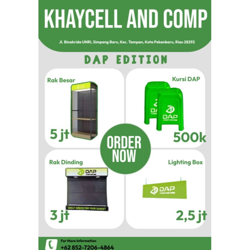 PROMO PROGRAM DAP GRATIS RAK RAK DINDING