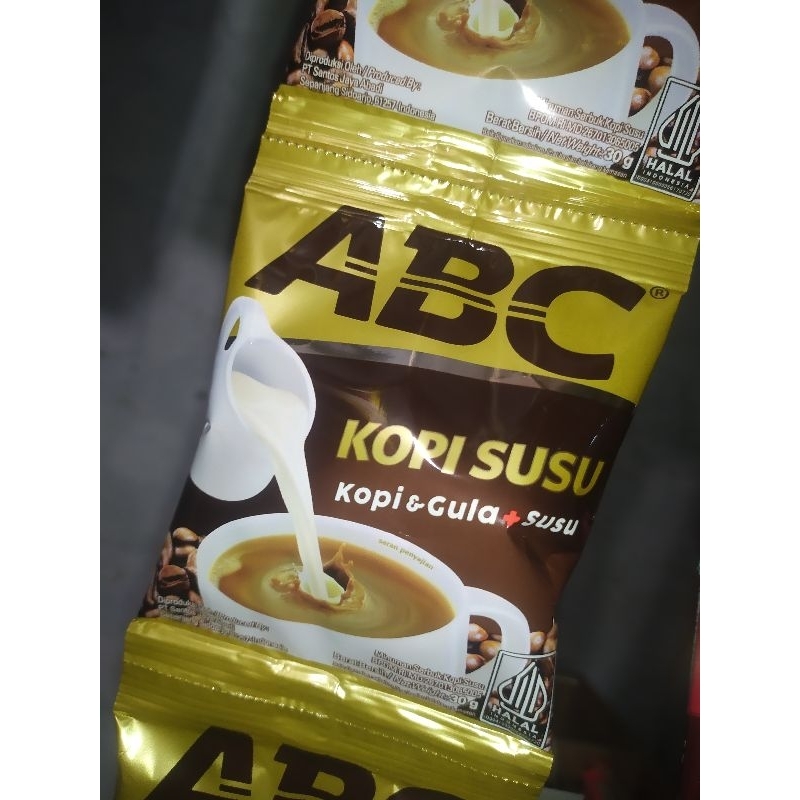 

Kopi ABC Susu renceng isi 10 sachet