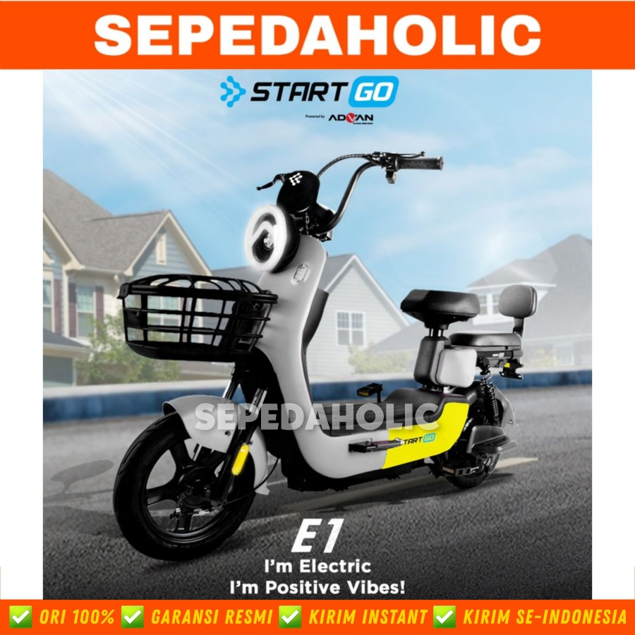 Sepeda Listrik START GO E1 Electric E Bike 350 Watt