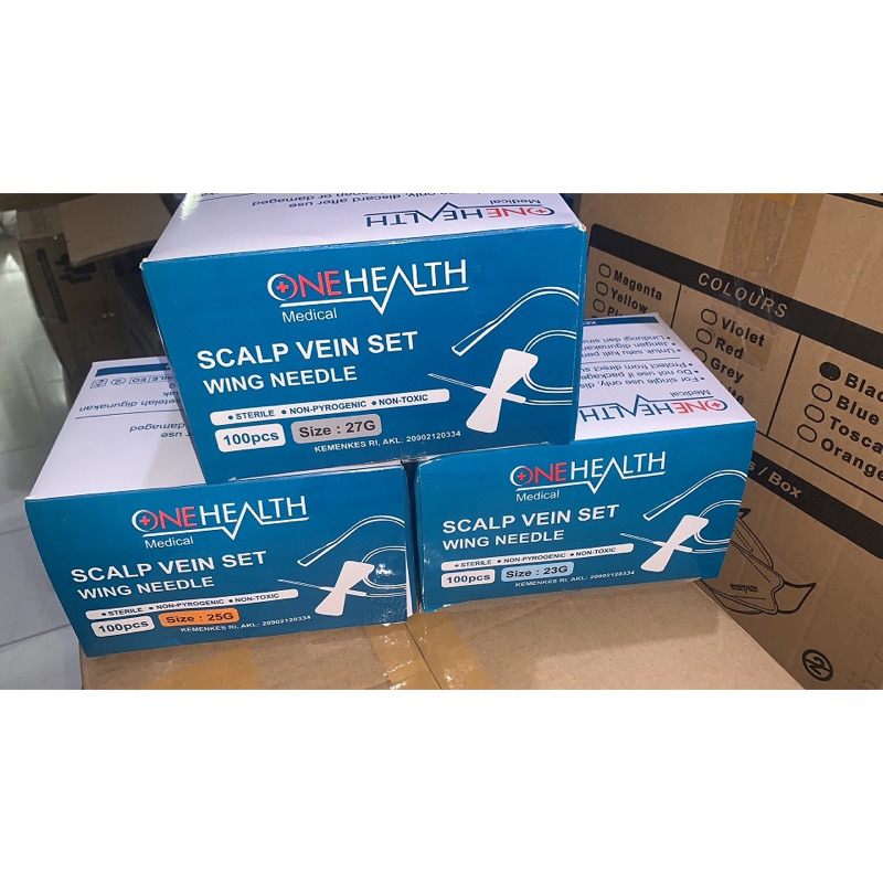 Onehealth Wing Needle/Scalp Vein Set Onehealth Box