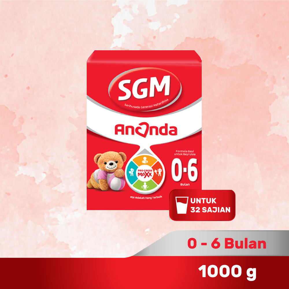 SGM 1 (0-6 Bulan) 1000 gr - SGM Ananda Susu Formula 0-6 Bulan 1000gr