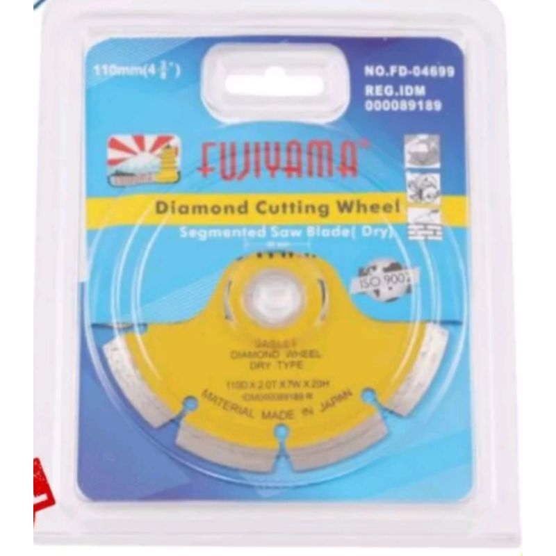 DIAMOND WHELL 4” FUJIYAMA/POTONG KERAMIK/GRANIT FUJIYAMA