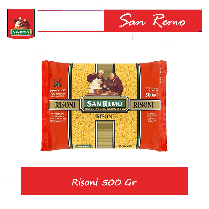 

San Remo Pasta Risoni 500 Gr