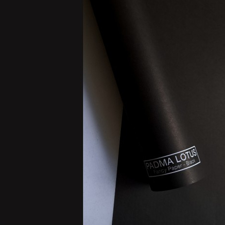 Kertas Kado Warna Hitam Ukuran Jumbo - Doff Black Fancy Paper