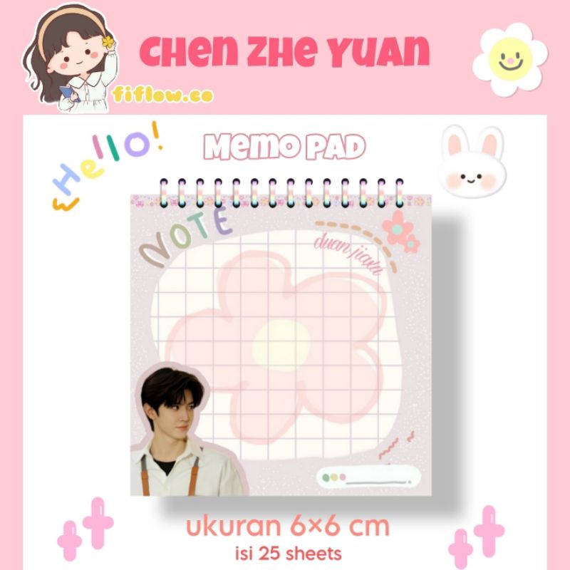 

Hidden Love Duan jiaxu Notes Memo Pad/ Chen Zhe Yuan