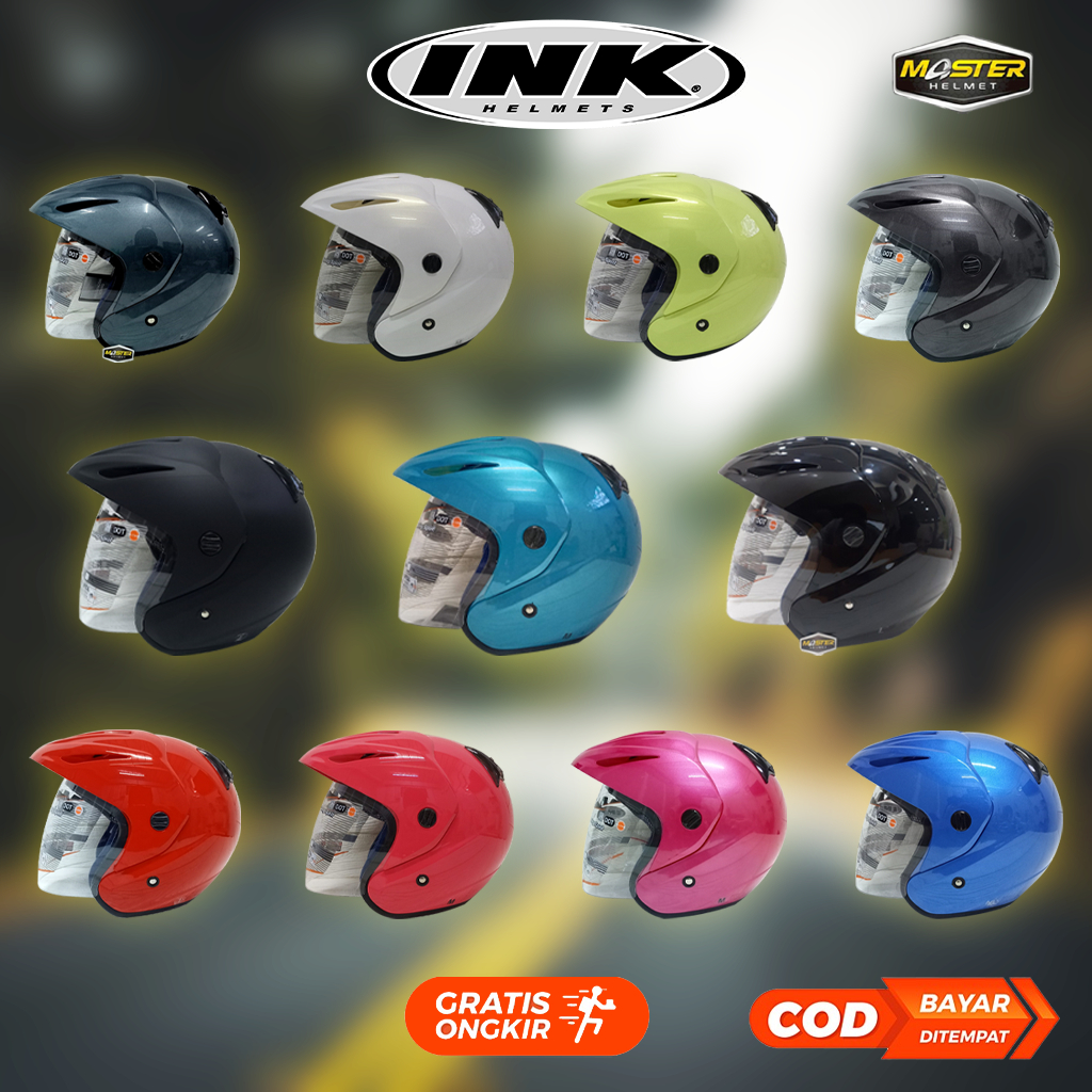 HELM INK CX 22 CX22 ORIGINAL HELM INK TOPI ASLI ORIGINAL SNI DOT