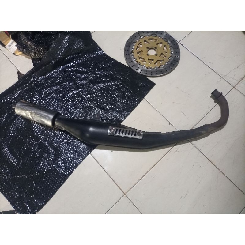 knalpot standar bobok satria lumba/hiu/satria 2 tak