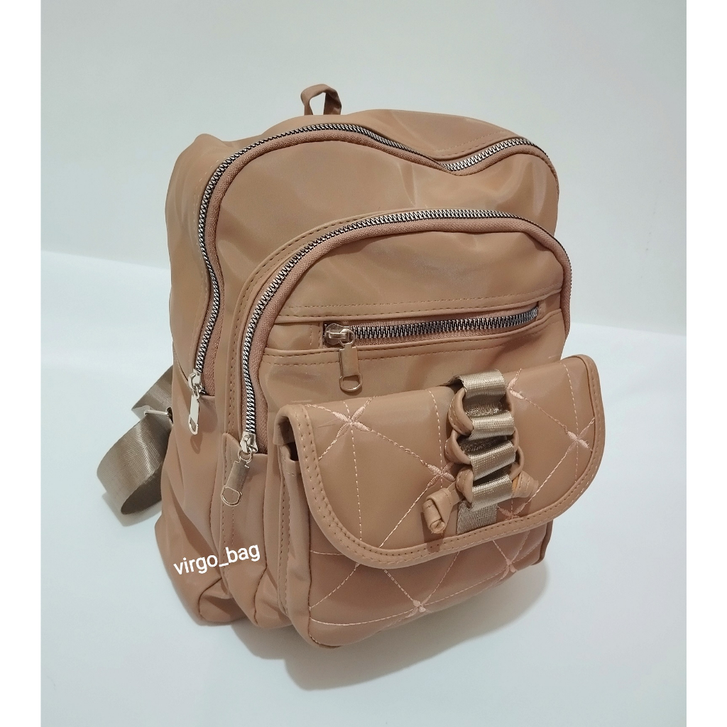 tas ransel wanita keren 2023 motif tutup kepang model chibao