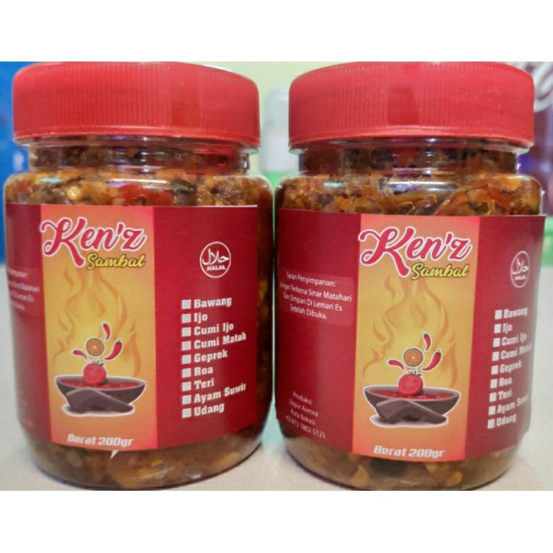 

Ken'z Sambal Baby Cumi Merah/Cumi Ijo/Cumi Matah