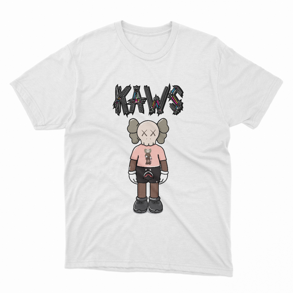 BAJU KAOS KAWS X Bape Bathing Ape