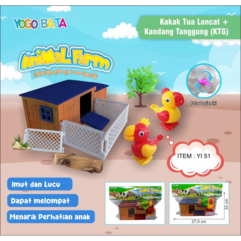 Mainan hewan kelinci ternak lenkap dengan kandang dan peralaran mainan edukasi figur ternak kelinci 