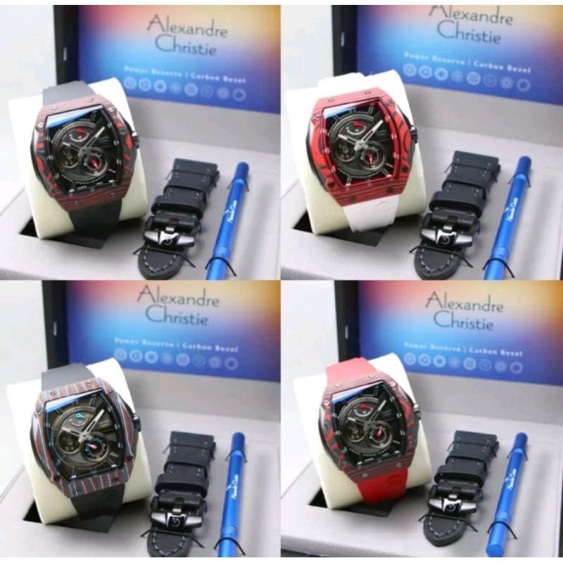 ORIGINAL JAM TANGAN PRIA ALEXANDRE CHRISTIE AC 6608 / AC6608 / 6608 LIMITED EDITION