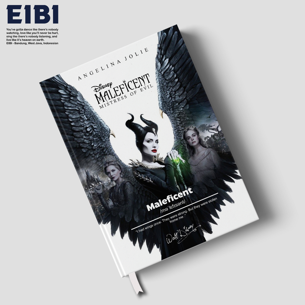 

Eibibook Buku Tulis Catatan Notebook Hardcover Disney Series Maleficent Aesthetic