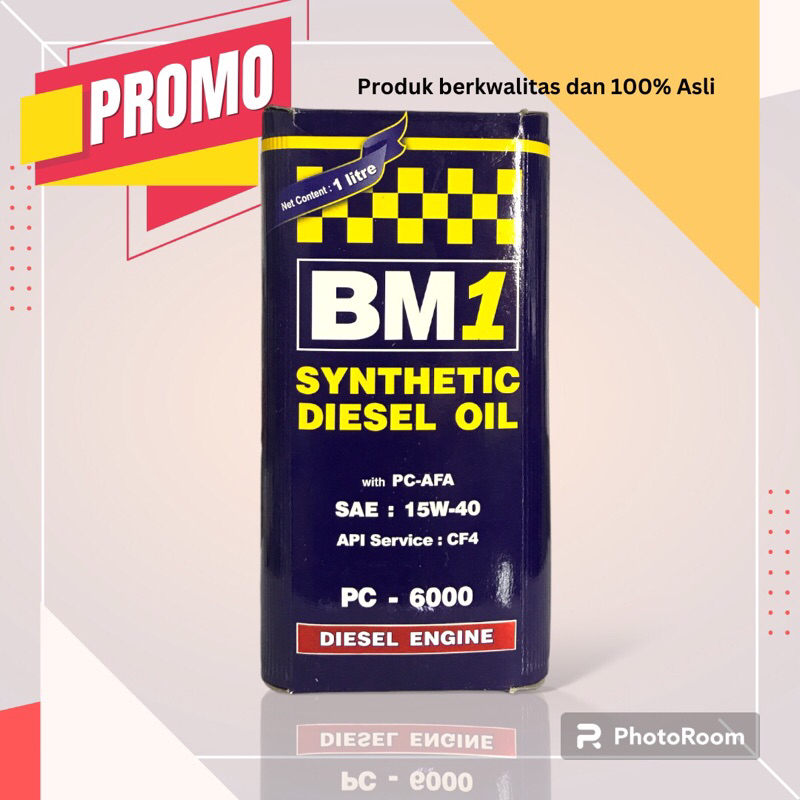 BM1 Olie Diesel 15w-40/ Oli mobil diesel/ olie 1 liter