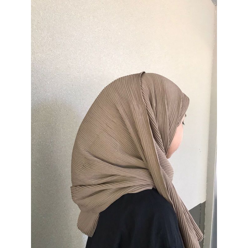 Pashmina Plisket Full Diamond Crepe | Pashmina Plisket Full Pleated