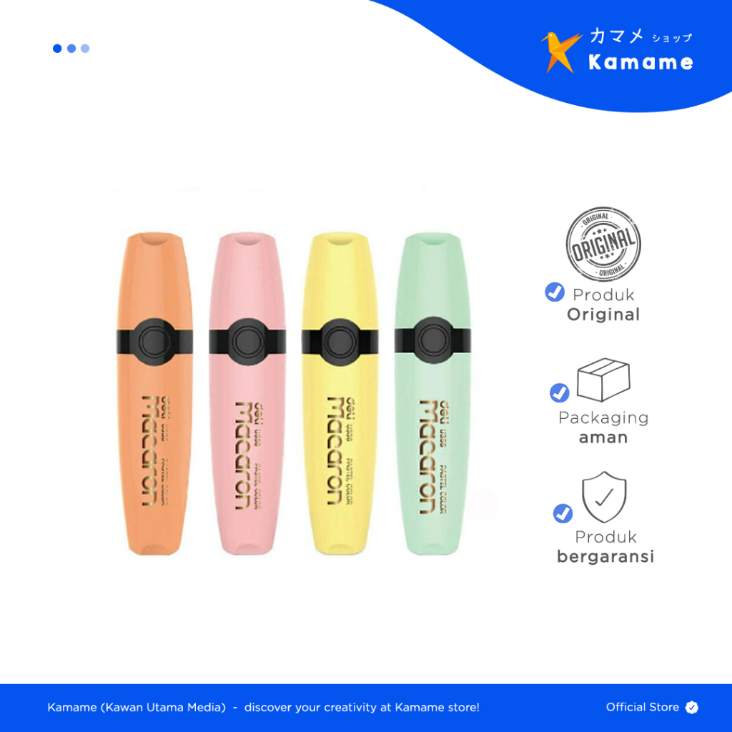 

Deli Highlighter - Stabilo Merk Jenis Macaron Pastel U356 - Kamame