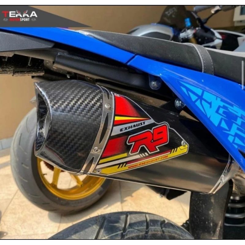 KNALPOT R9 HYPER SERIES CRF 150 DAN KLX 150