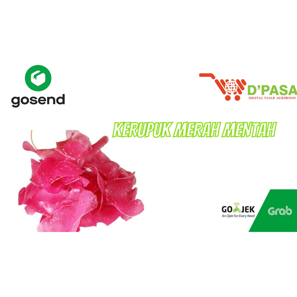 

KIRIM INSTAN Kerupuk Merah Mentah 250gr