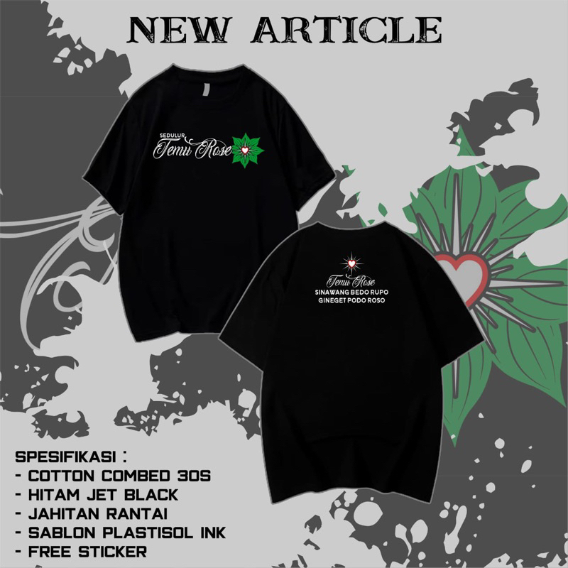 KAOS TEMU ROSE PSHT