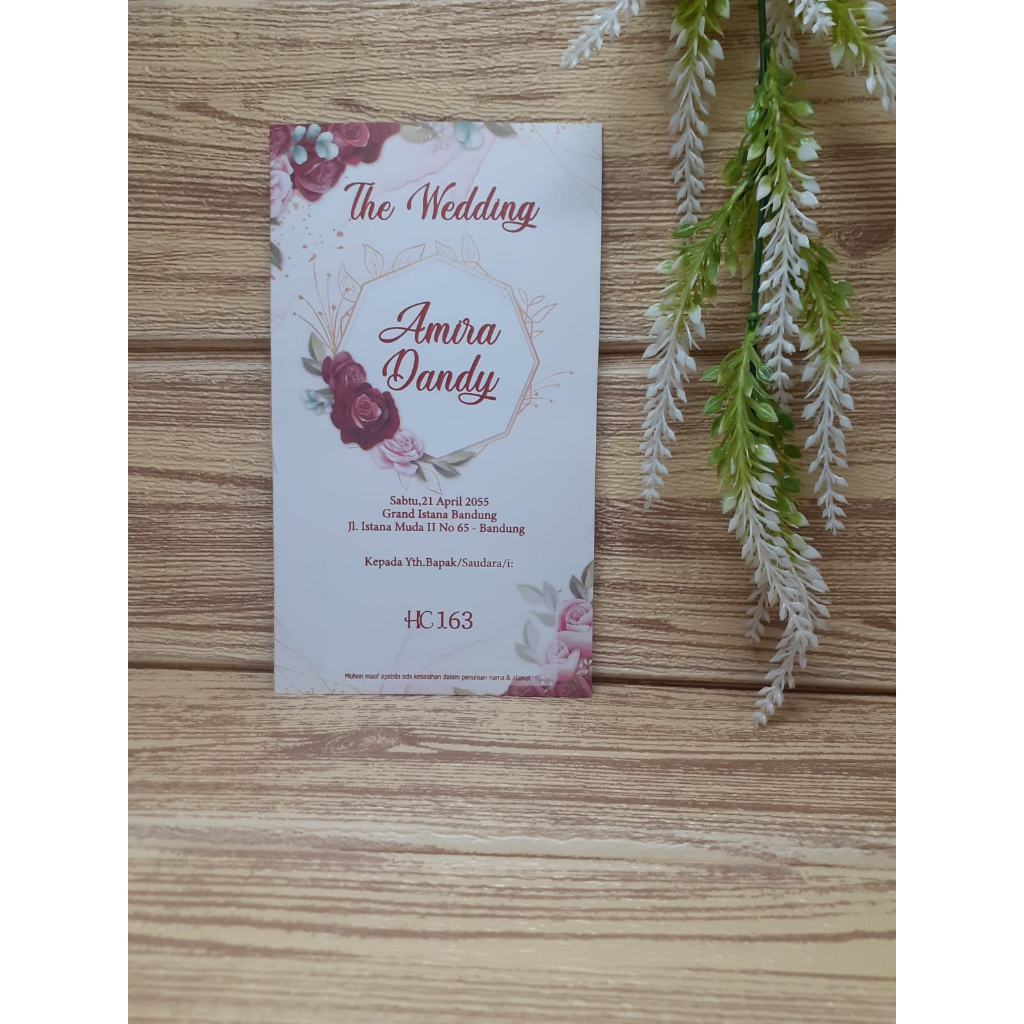 Blangko Undangan HC 163 Murah