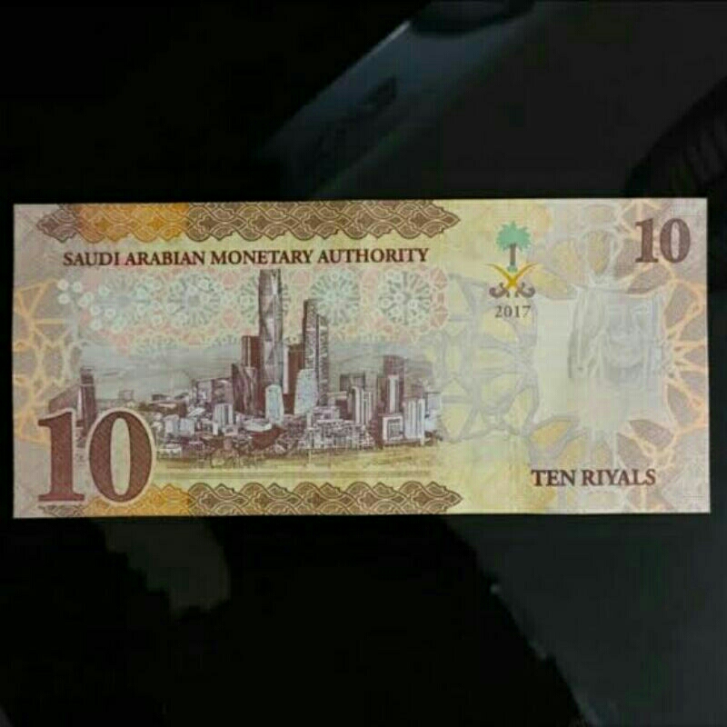 Uang Asing Arab Saudi 10 Riyals Asli 100%