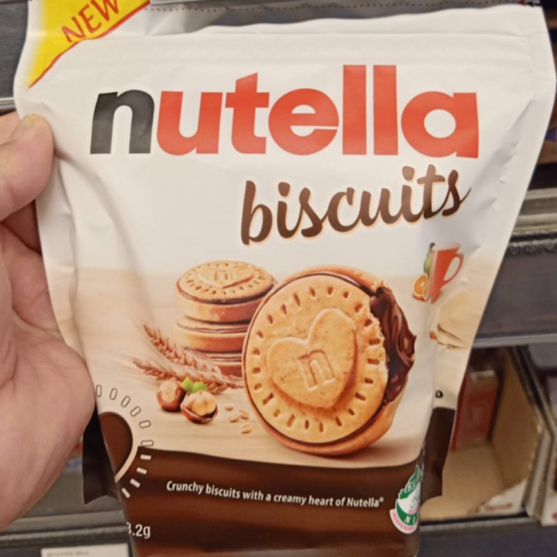 

nutella biscuits import! 193.2gr ready stock camilan snack import