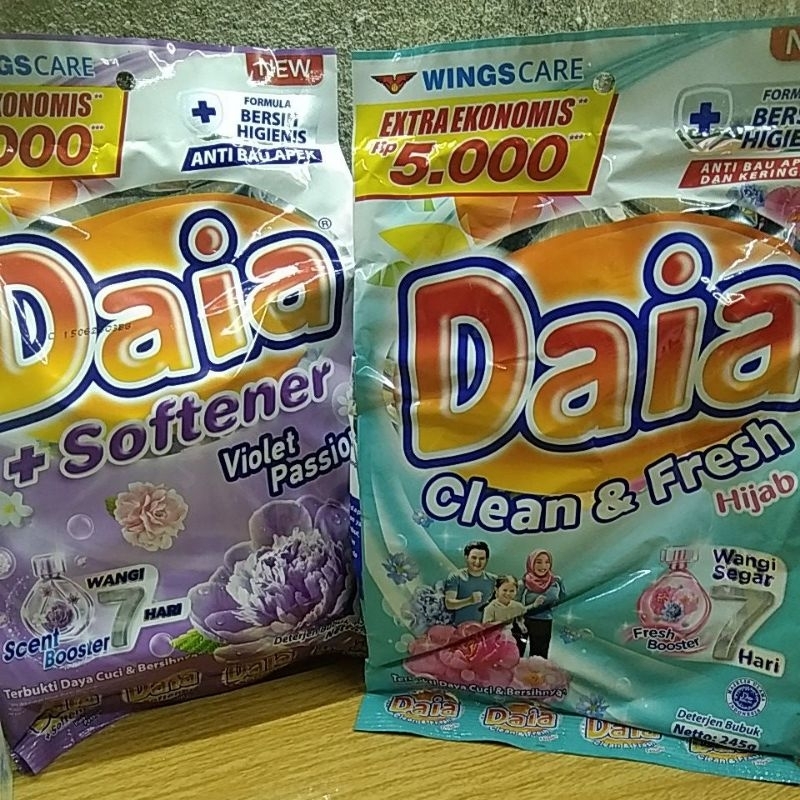 Daia deterjen Bubuk 245 g(kemasan 5000)