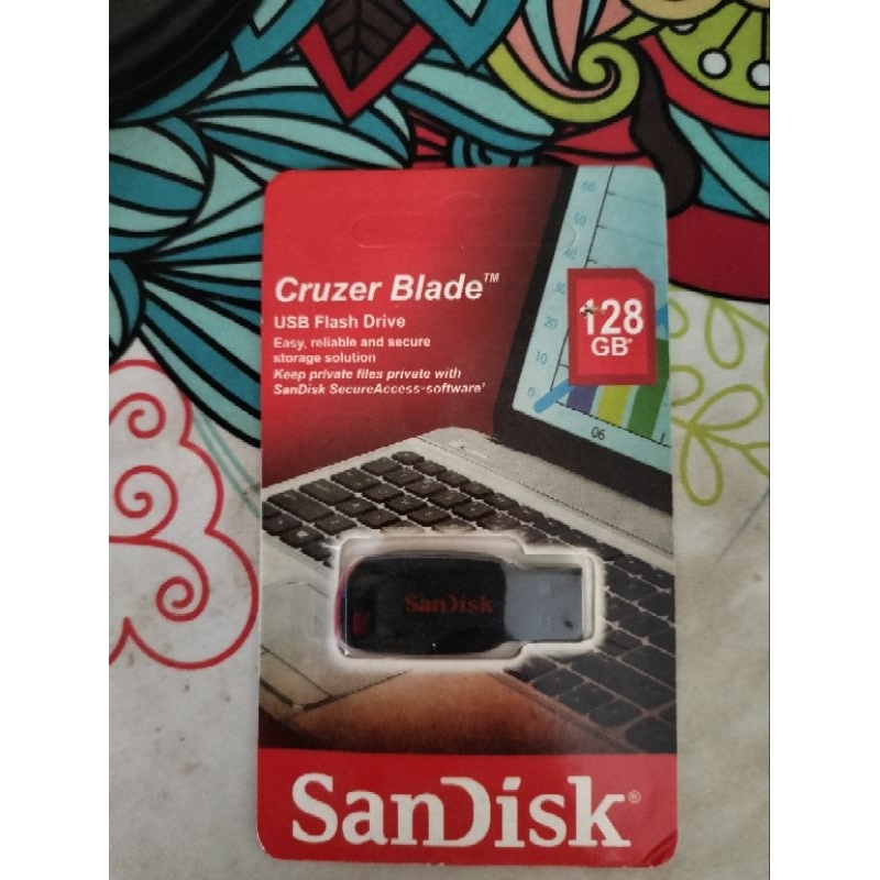 Flashdisk Sandisk Cruzer Blade 128GB
