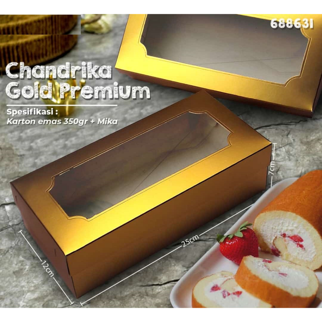 

Box Chandrika Gold Premium - Box Kue - Box Cake