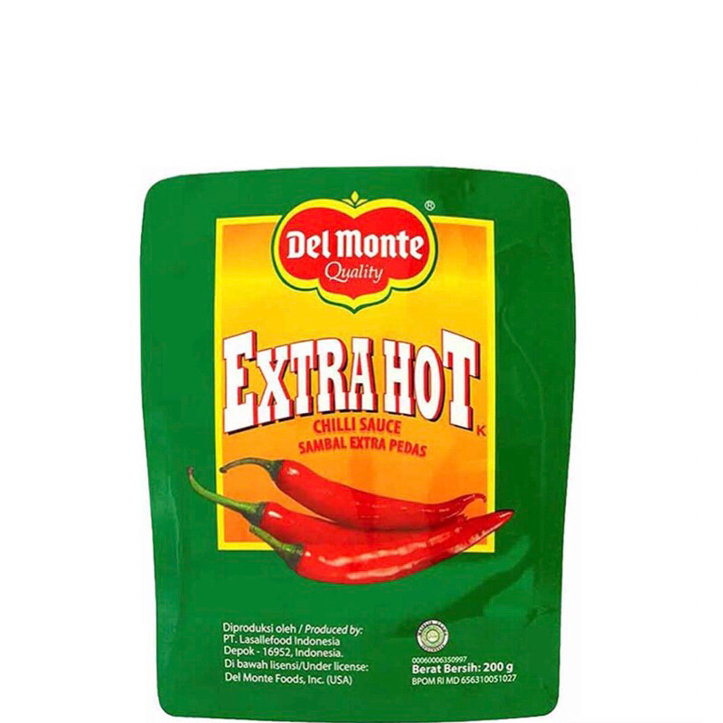 

Del Monte 200g extra hot chili sauce