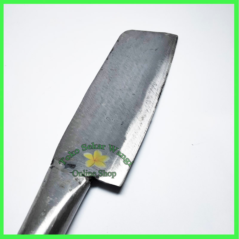 Pisau Cacah Tulang D4Ging Ayam P0Tong Paku Per Baja 8Mm Gagang Pipa Besi