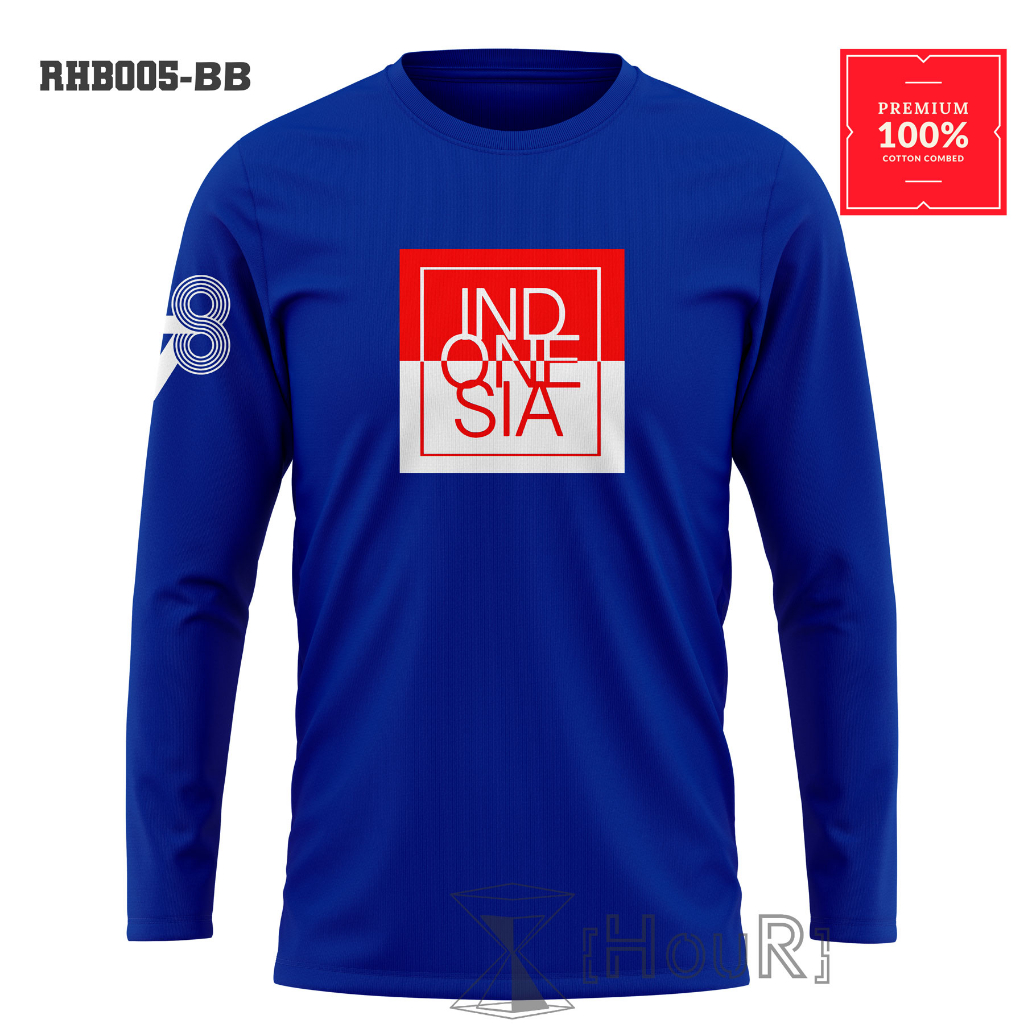 Kaos 17 Agustus 2023 lengan panjang