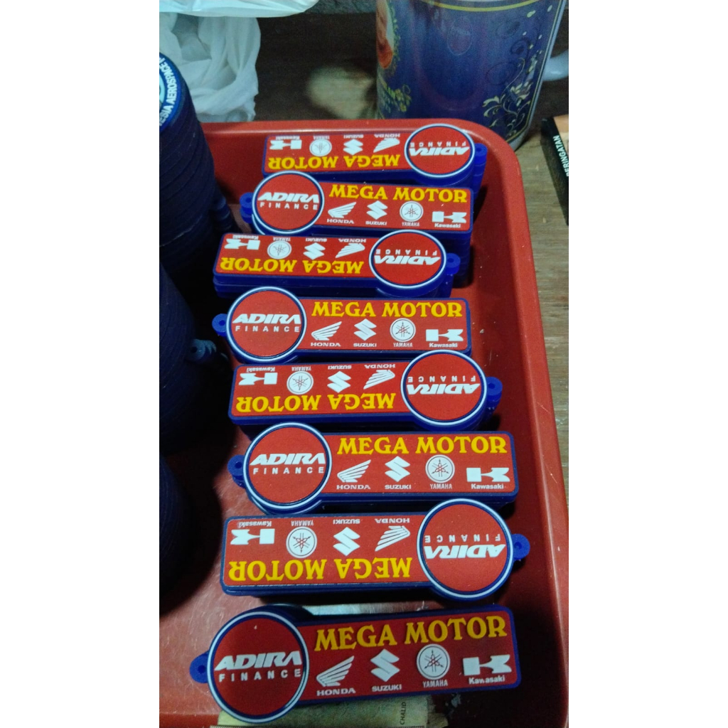 Gantungan Kunci Karet Custom