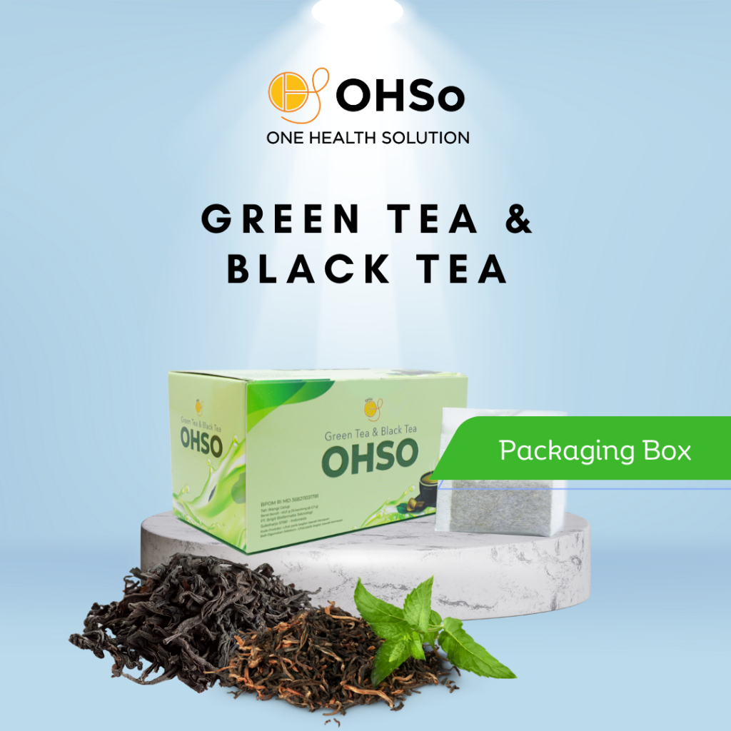 black tea & green tea - teh detox OHSo