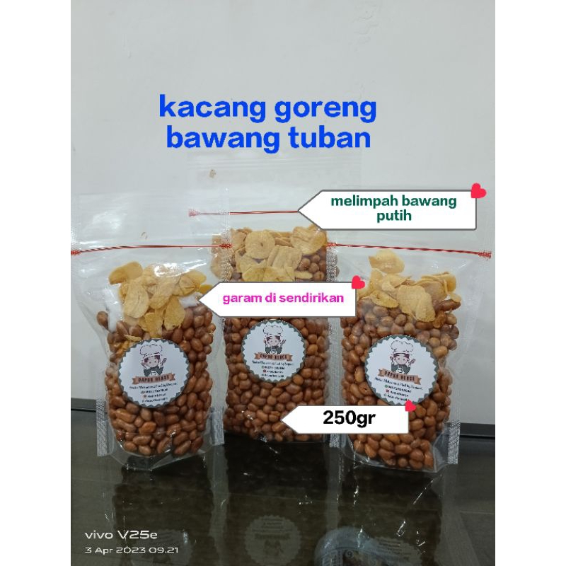 

termurah kacang goreng bawang tuban, gurih 250gr