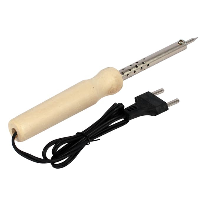 Solder Listrik Soldier Universal Gagang Kayu 40W