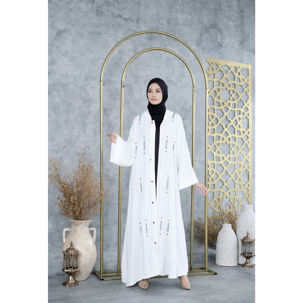 abaya hoodie mute
